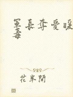 军长夺爱暖妻有毒