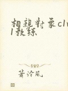 相亲对象c1v1教练
