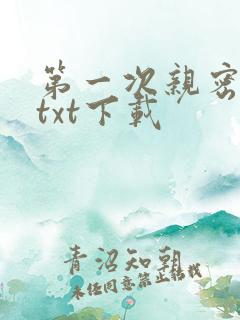 第一次亲密接触txt下载