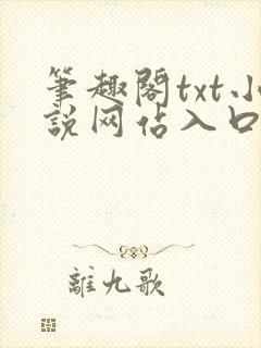 笔趣阁txt小说网站入口