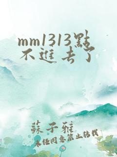 mm1313点不进去了