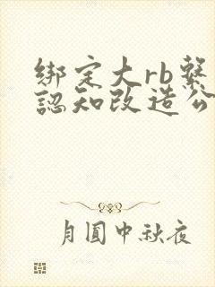 绑定大rb系统认知改造公车