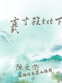 方寸杀txt下载