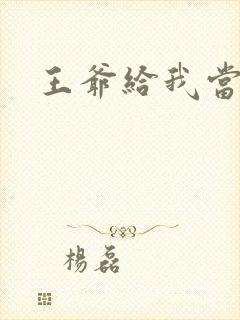 王爷给我当心点