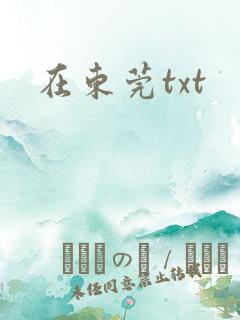 在东莞txt
