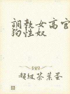 调教女高官为母狗性奴