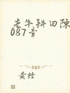 老牛耕田陈雪1087章