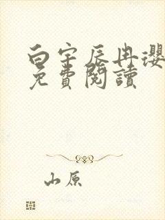 白宇辰冉璎全文免费阅读