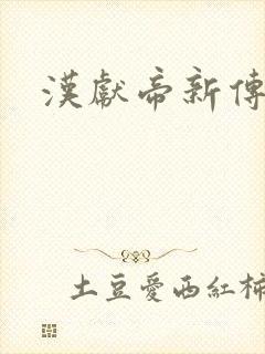 汉献帝新传