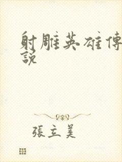 射雕英雄传 小说