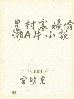 农村寡妇偷人高潮A片小说