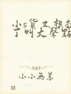 小s货又想挨c了叫大声点