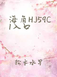 海角HJ59C1入口