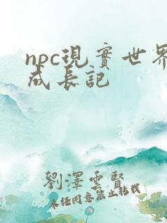 npc现实世界成长记
