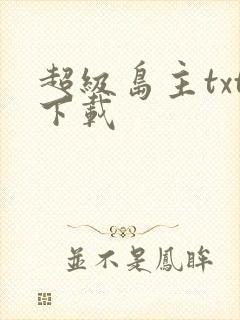 超级岛主txt下载