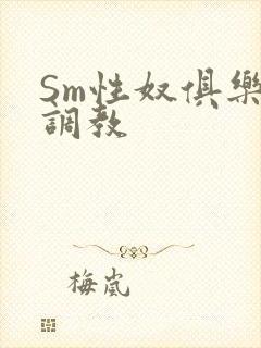 Sm性奴俱乐部调教