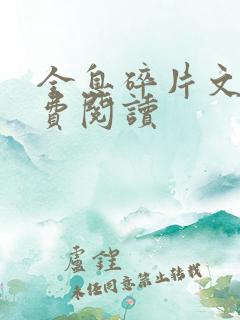 全息碎片文轩免费阅读