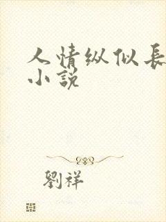 人情纵似长情月小说
