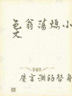 色翁荡熄小说全文