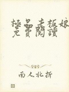 极品老板娘全文免费阅读