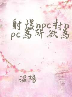 射爆npc对npc为所欲为的世界