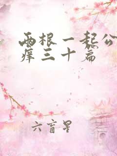 两根一起公憩止痒三十篇