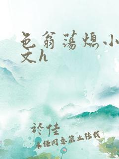 色翁荡熄小说全文h