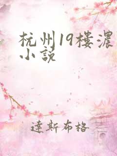 杭州19楼浓情小说