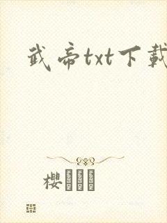 武帝txt下载