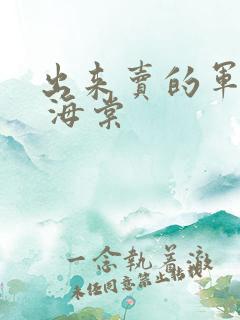 出来卖的军校生 海棠