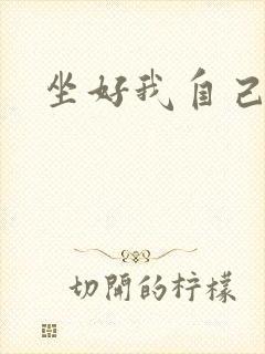 坐好我自己动