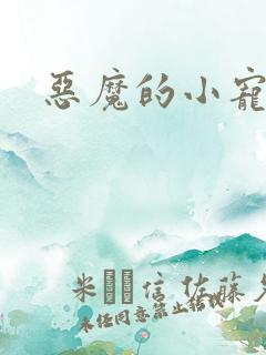 恶魔的小宠妻