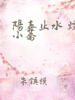 阳春止水 烟树小荞