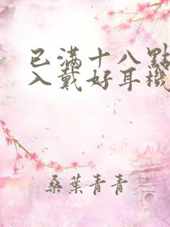 已满十八点此进入戴好耳机