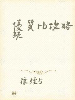 优质rb攻略系统
