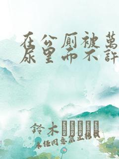 在公厕被万人C尿里面不许漏出来