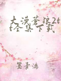 大漠苍狼2txt全集下载