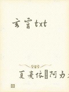 玄霄txt