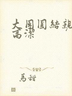 大团圆结亲情会高洁