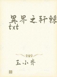 异界之轩辕剑魂txt