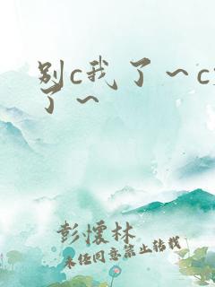 别c我了～c烂了～