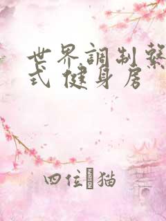 世界调制系统模式 健身房