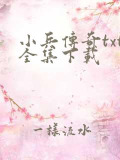 小兵传奇txt全集下载