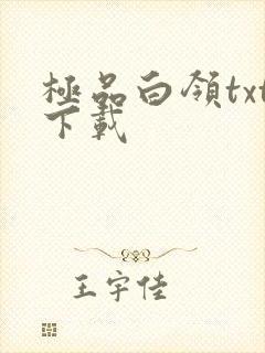 极品白领txt下载