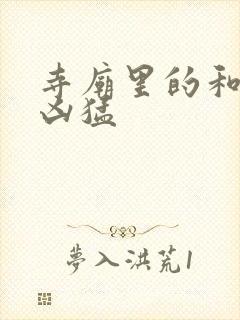 寺庙里的和尚很凶猛