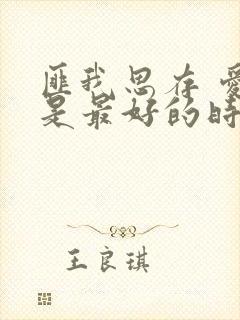 匪我思存 爱你是最好的时光