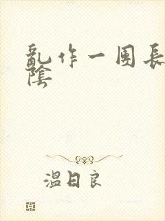 乱作一团长日光阴