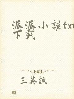 派派小说txt下载