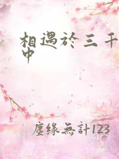 相遇于三千肉文中