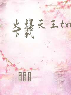 火爆天王txt下载